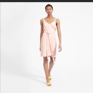 Everlane Japanese Goweave Tank Dress Light Pink